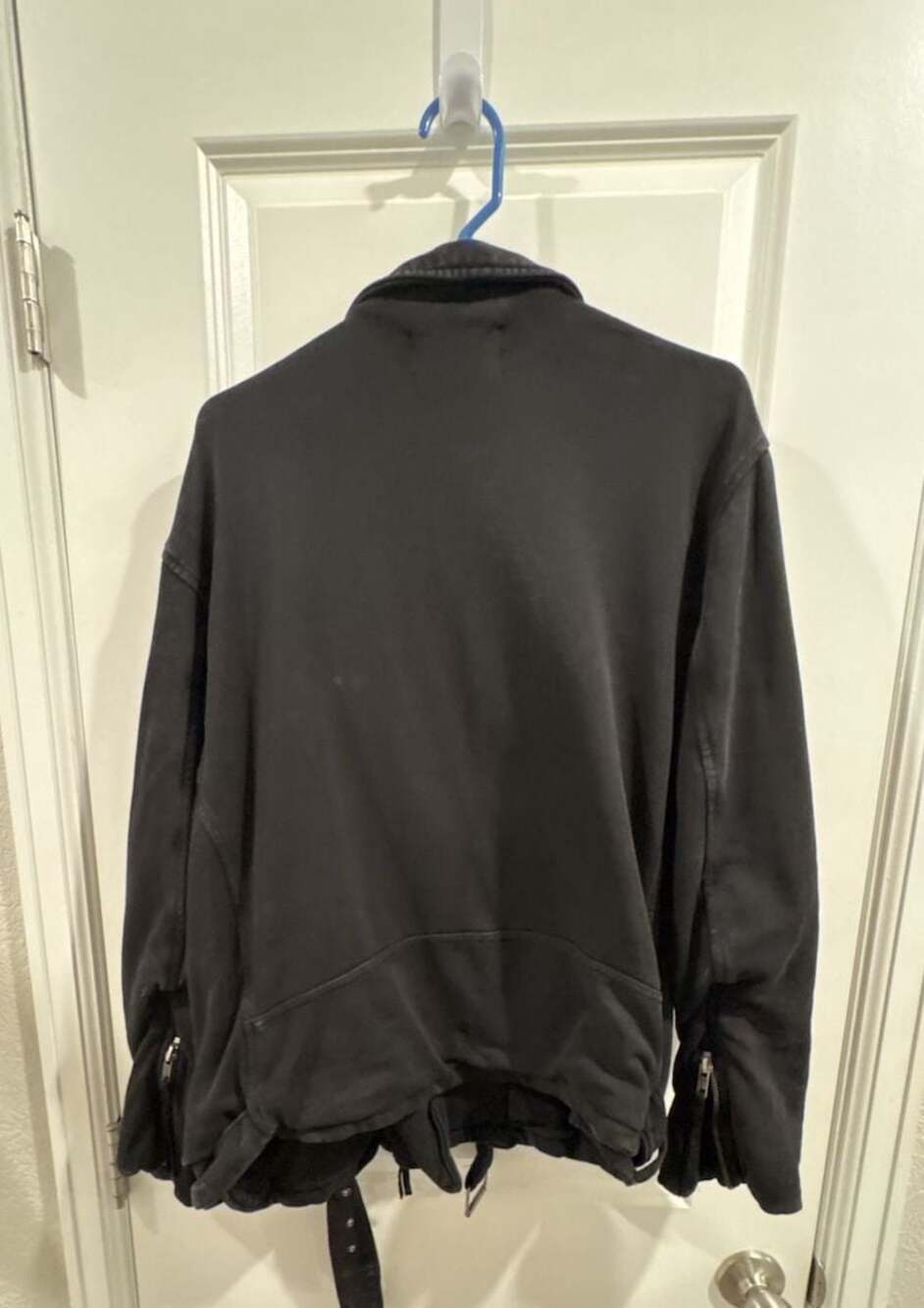 We The Free Asymmetrical Biker-Style Black Jacket - Picture 4 of 13
